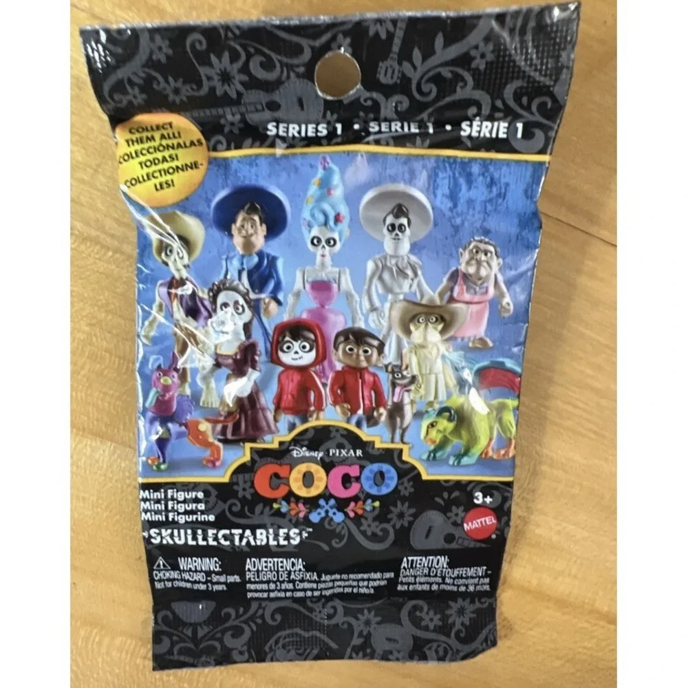 One (1) Disney / Pixar Coco Skullectables Series 1 Mystery Pack - Unopened